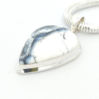 Dendritic Agate Pendant - Lynda - boothandbooth