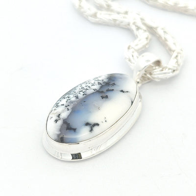 Dendritic Agate Pendant - Seren - boothandbooth