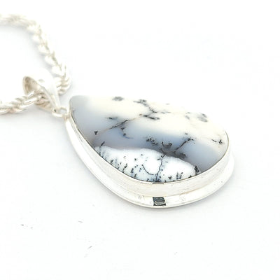 Dendritic Agate Pendant - Bronte - boothandbooth