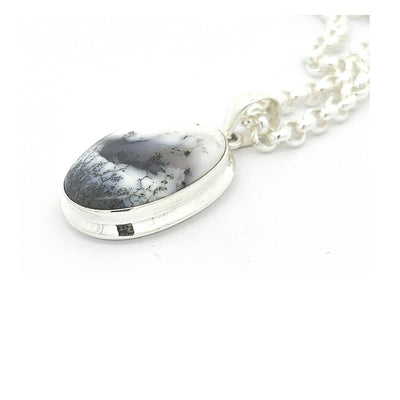 Dendritic Agate Pendant - Yasmine - boothandbooth