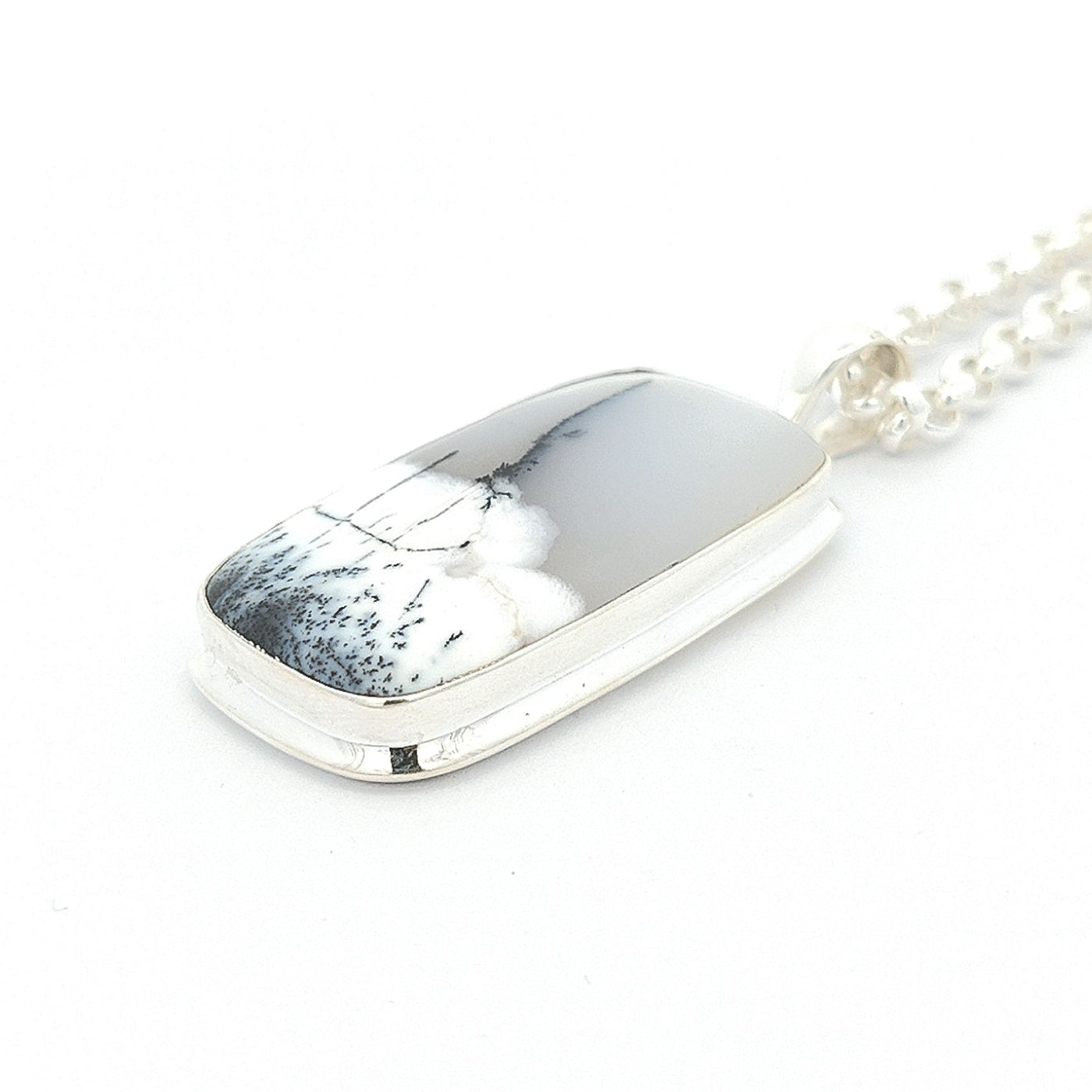 Dendritic Agate Pendant - Alice - boothandbooth