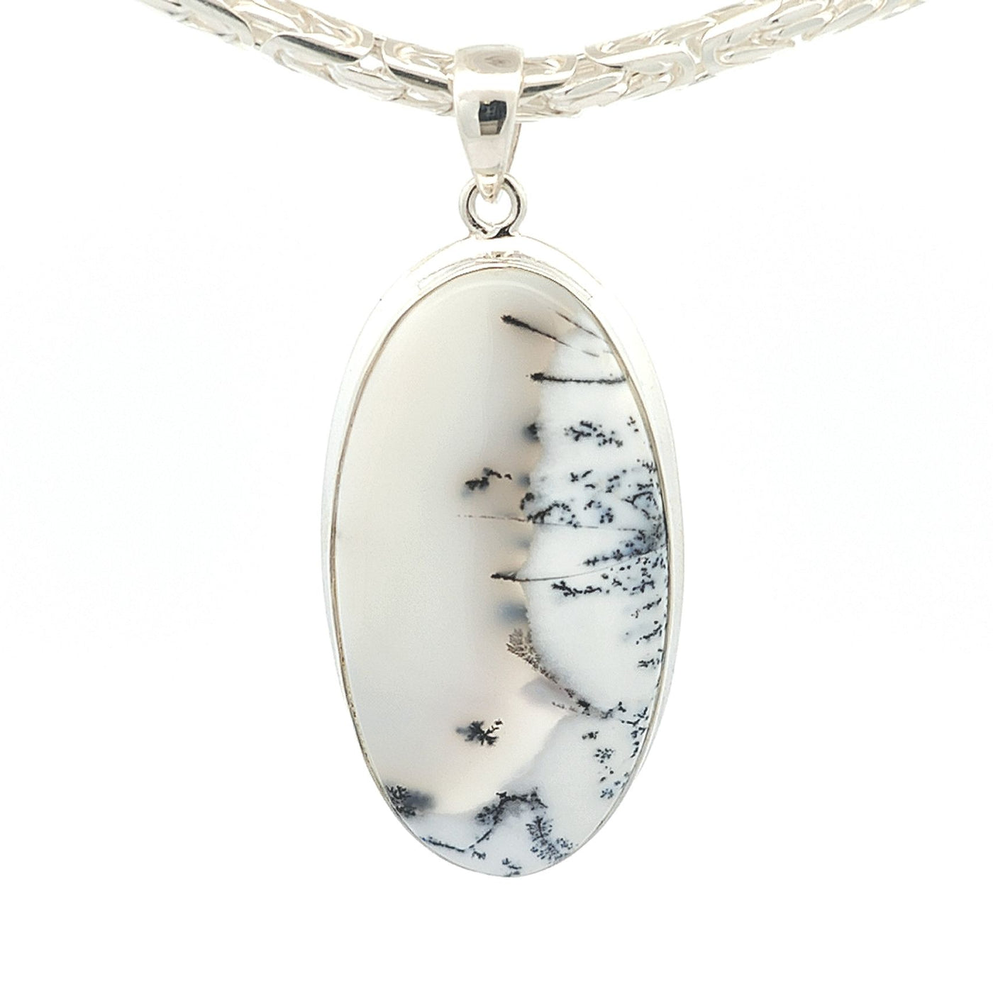 Dendritic Agate Pendant - Hattie - boothandbooth