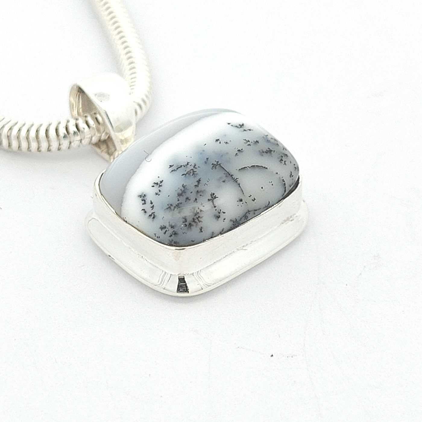 Dendritic Agate Pendant - Kate - boothandbooth