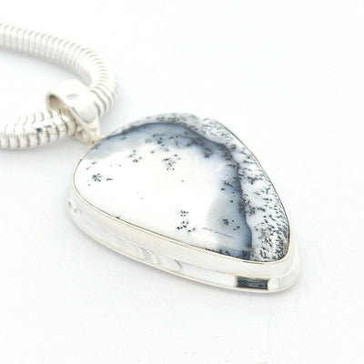 Dendritic Agate Pendant - Sally - boothandbooth