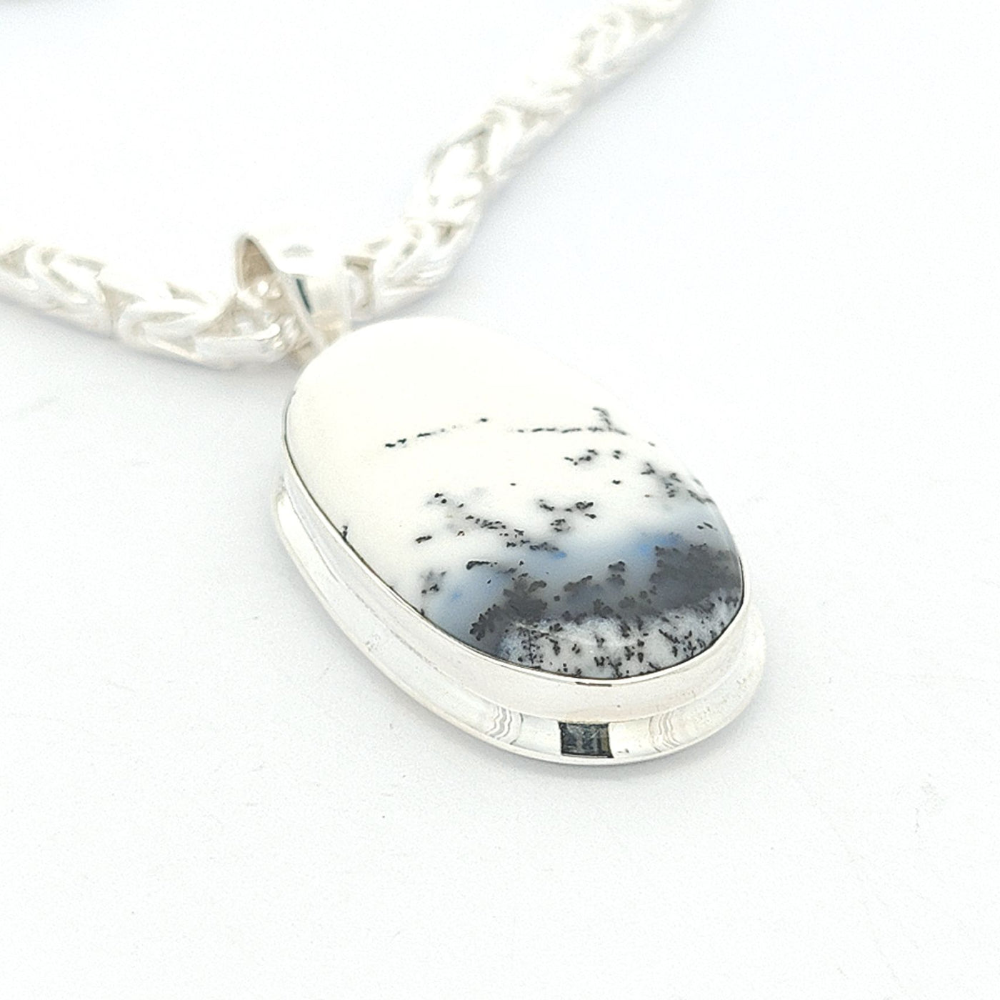 Dendritic Agate Pendant - Callie - boothandbooth