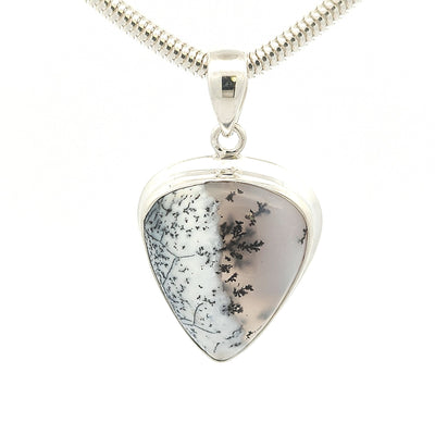 Dendritic Agate Pendant - Cleo - boothandbooth