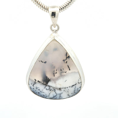 Dendritic Agate Pendant - Lana - boothandbooth