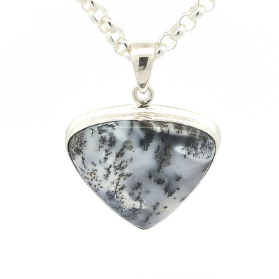 Dendritic Agate Pendant - Layla - boothandbooth