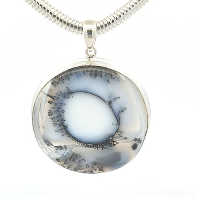 Dendritic Agate Pendant - Emma - boothandbooth