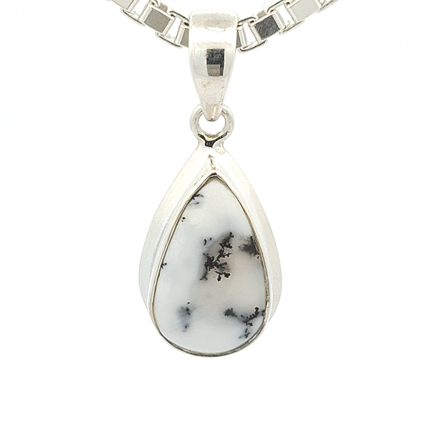 Dendritic Agate Pendant - June - boothandbooth