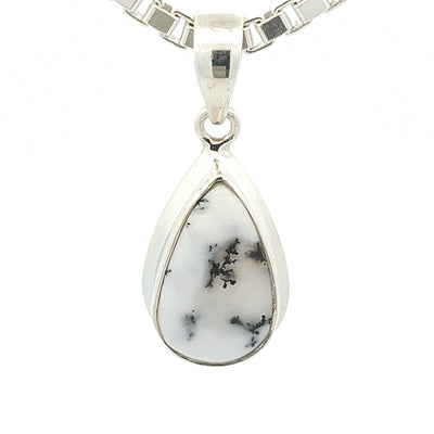 Dendritic Agate Pendant - June - boothandbooth