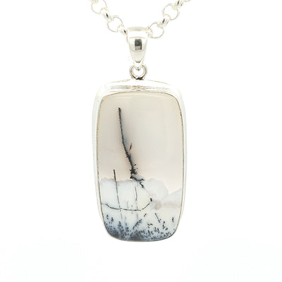 Dendritic Agate Pendant - Alice - boothandbooth