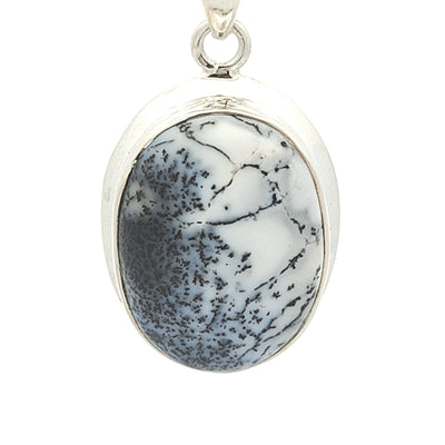 Dendritic Agate Pendant - Saffiya - boothandbooth