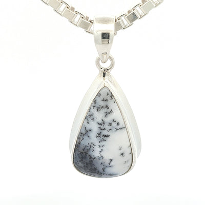 Dendritic Agate Pendant - Stacey - boothandbooth