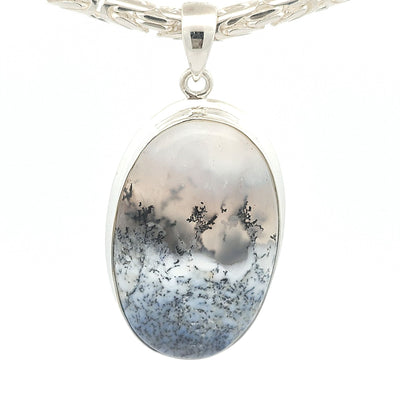 Dendritic Agate Pendant - India - boothandbooth