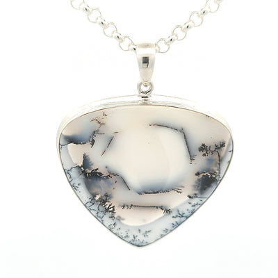 Dendritic Agate Pendant - Bella - boothandbooth