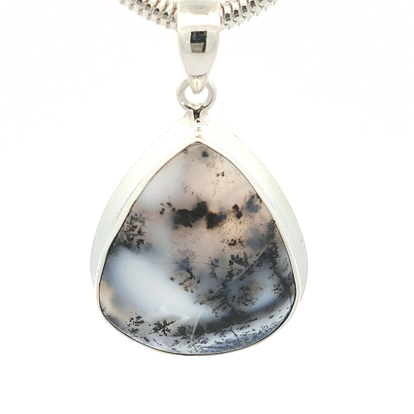 Dendritic Agate Pendant - Annie - boothandbooth