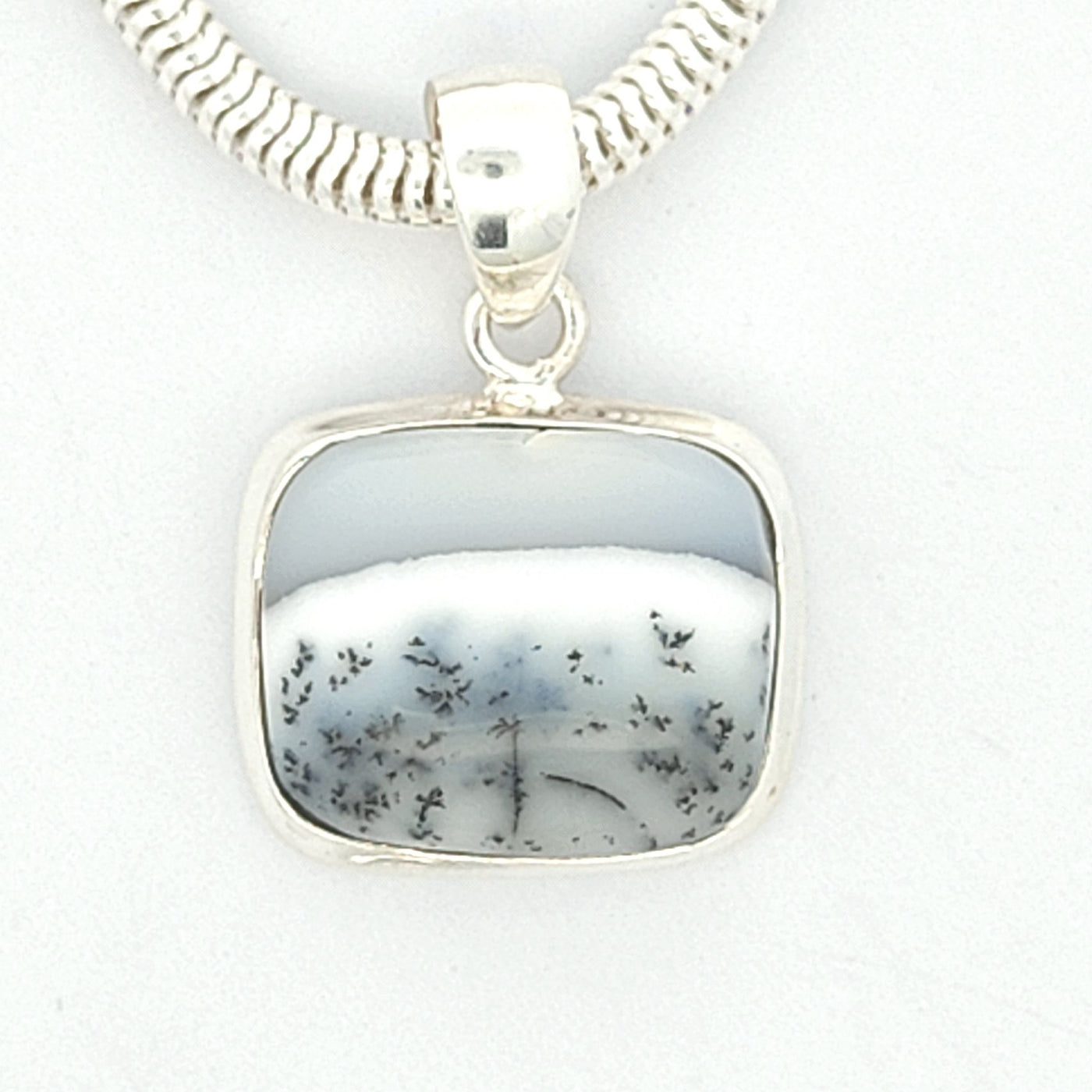Dendritic Agate Pendant - Kate - boothandbooth