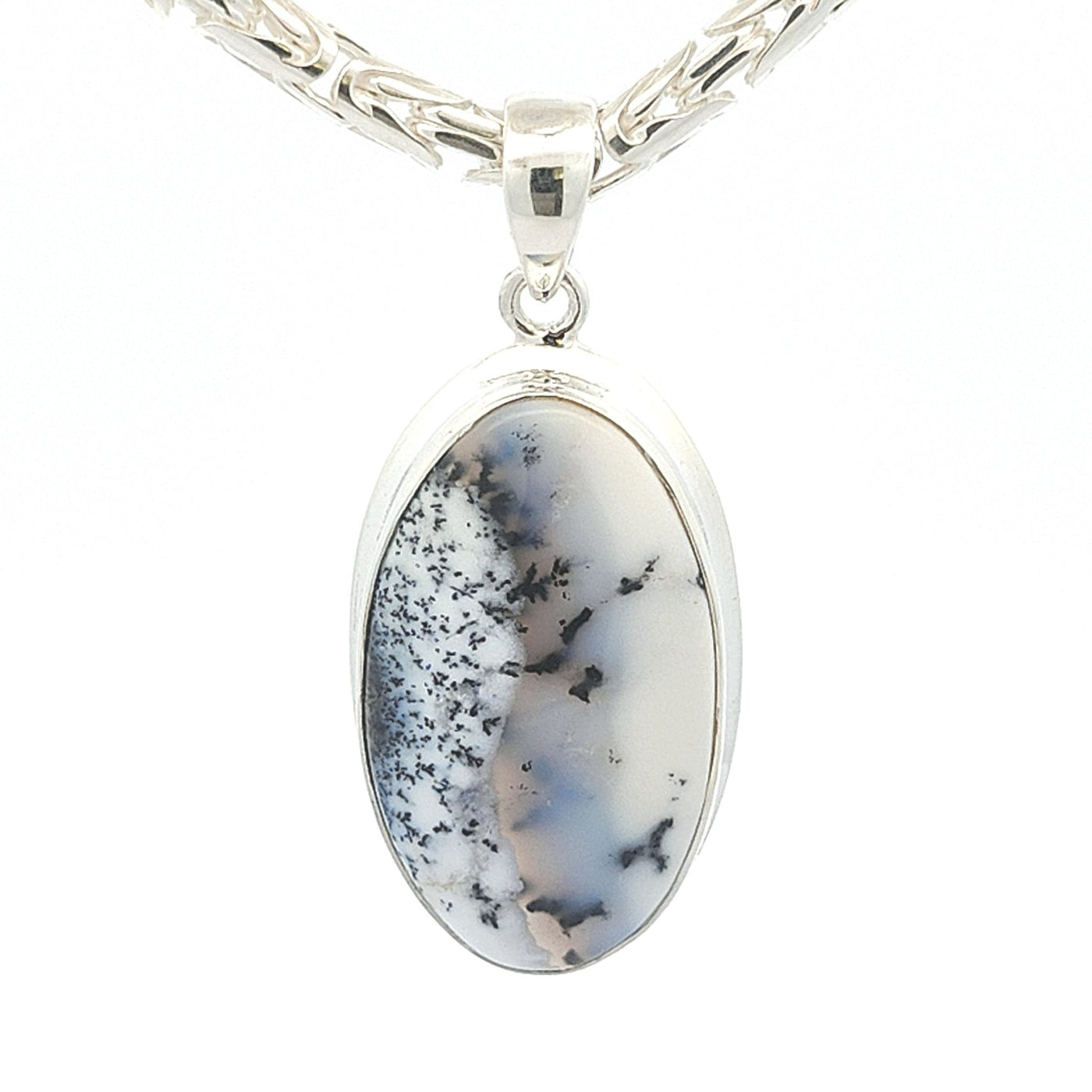 Dendritic Agate Pendant - Seren - boothandbooth