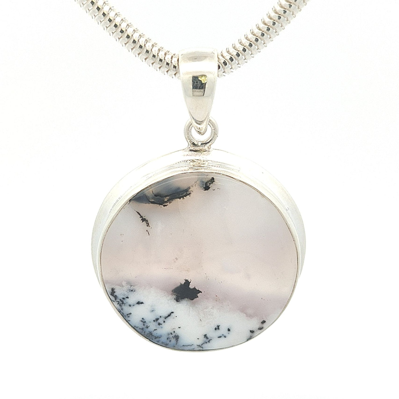 Dendritic Agate Pendant - Belle - boothandbooth