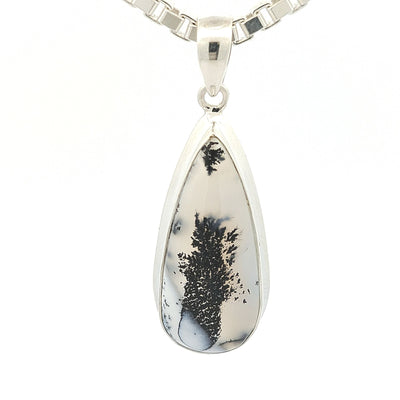 Dendritic Agate Pendant - Donna - boothandbooth