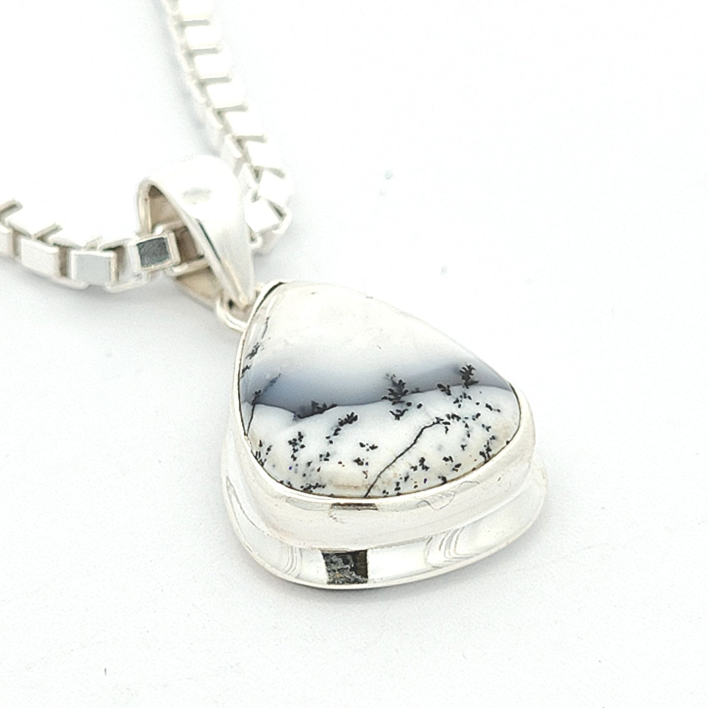 Dendritic Agate Pendant - Helen - boothandbooth