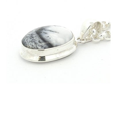 Dendritic Agate Pendant - Sienna - boothandbooth