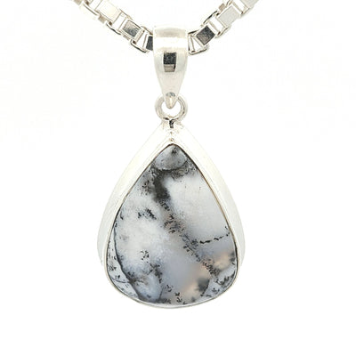 Dendritic Agate Pendant - Millie - boothandbooth