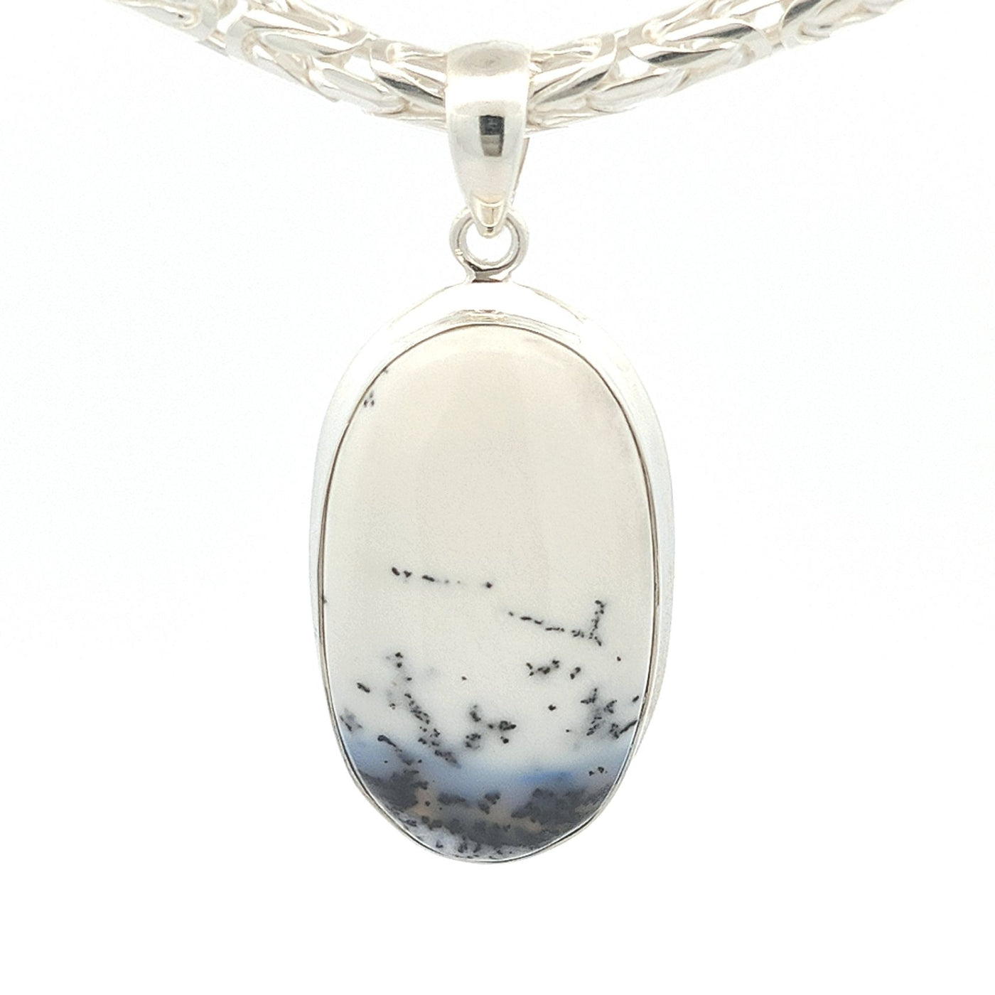 Dendritic Agate Pendant - Callie - boothandbooth