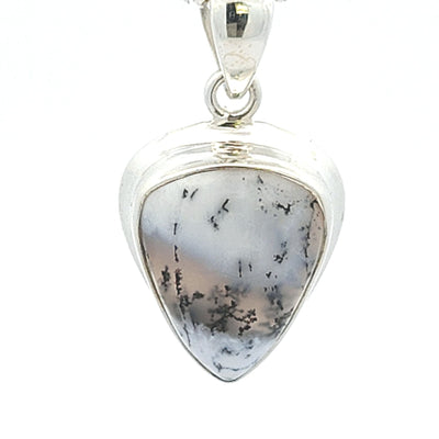 Dendritic Agate Pendant - Anita - boothandbooth