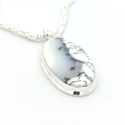 Dendritic Agate Pendant - Hattie - boothandbooth