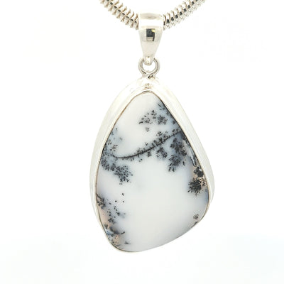 Dendritic Agate Pendant - Fancy - boothandbooth