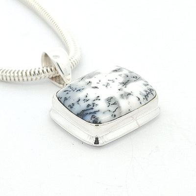 Dendritic Agate Pendant - Mia - boothandbooth