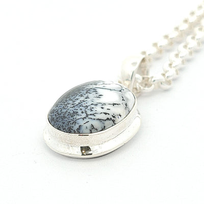 Dendritic Agate Pendant - Saffiya - boothandbooth