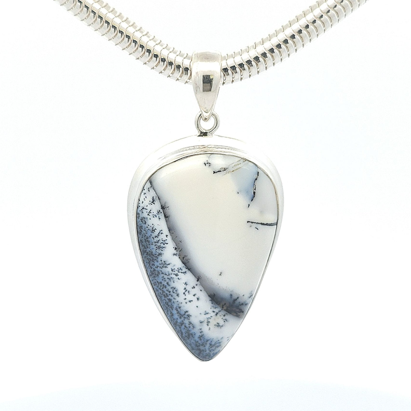 Dendritic Agate Pendant - Rosie - boothandbooth