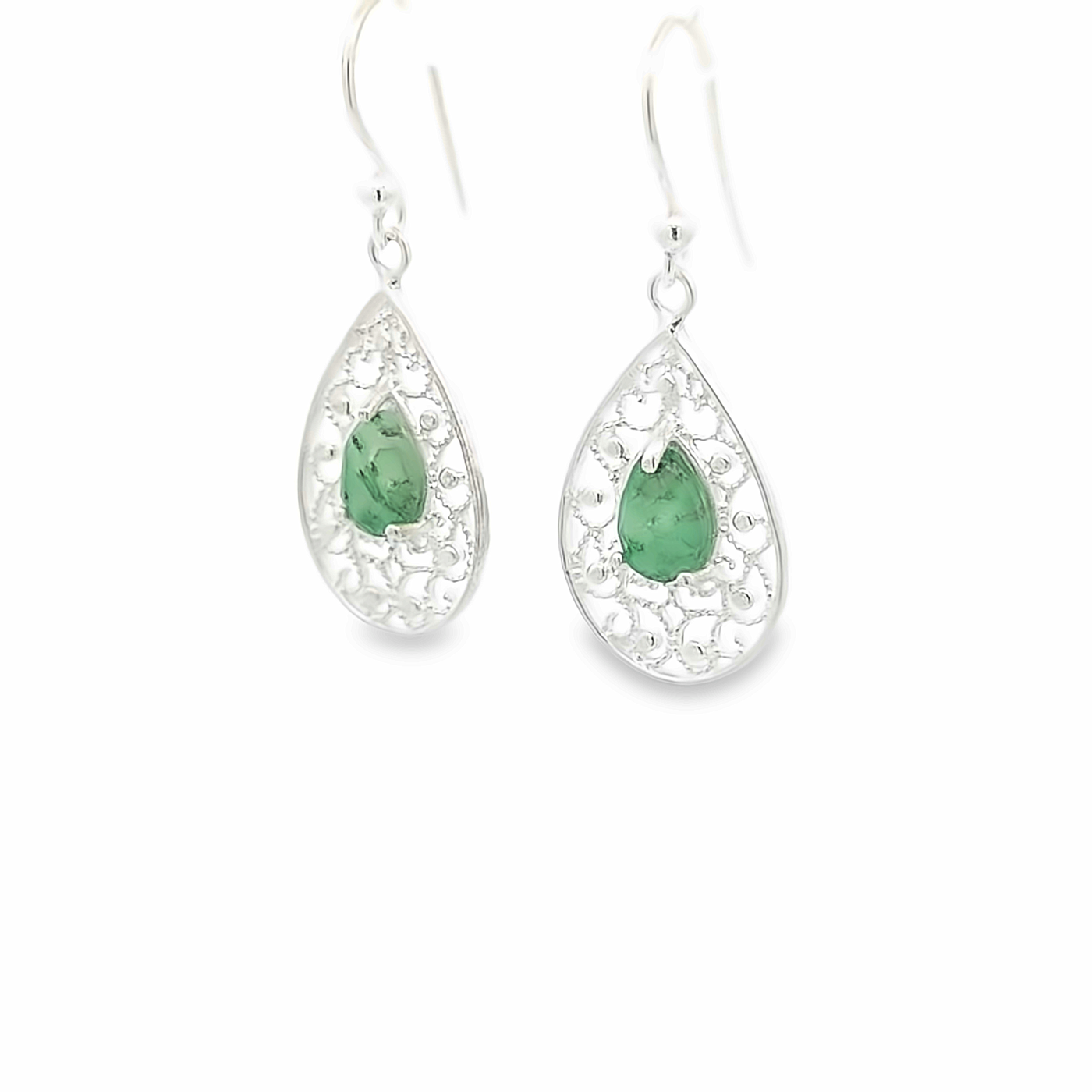 Emerald Earrings - Rebecca - boothandbooth