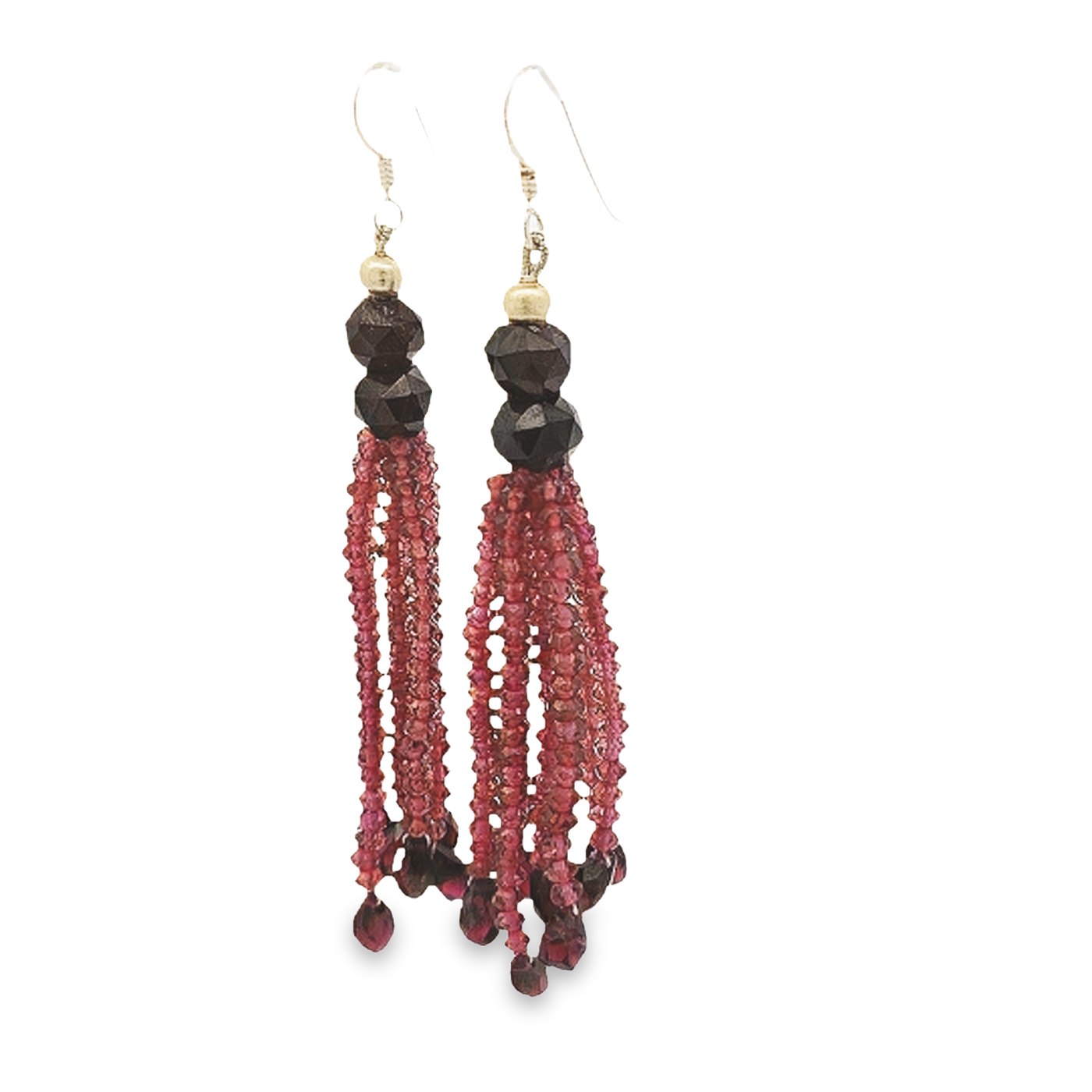 Garnet Bead Earrings - Rachel - boothandbooth