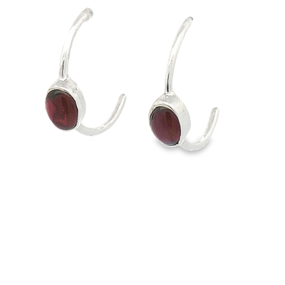 Garnet Earrings - Julia - boothandbooth