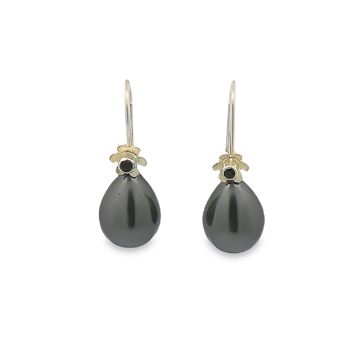 Black Pearl Earrings - Nicola - boothandbooth