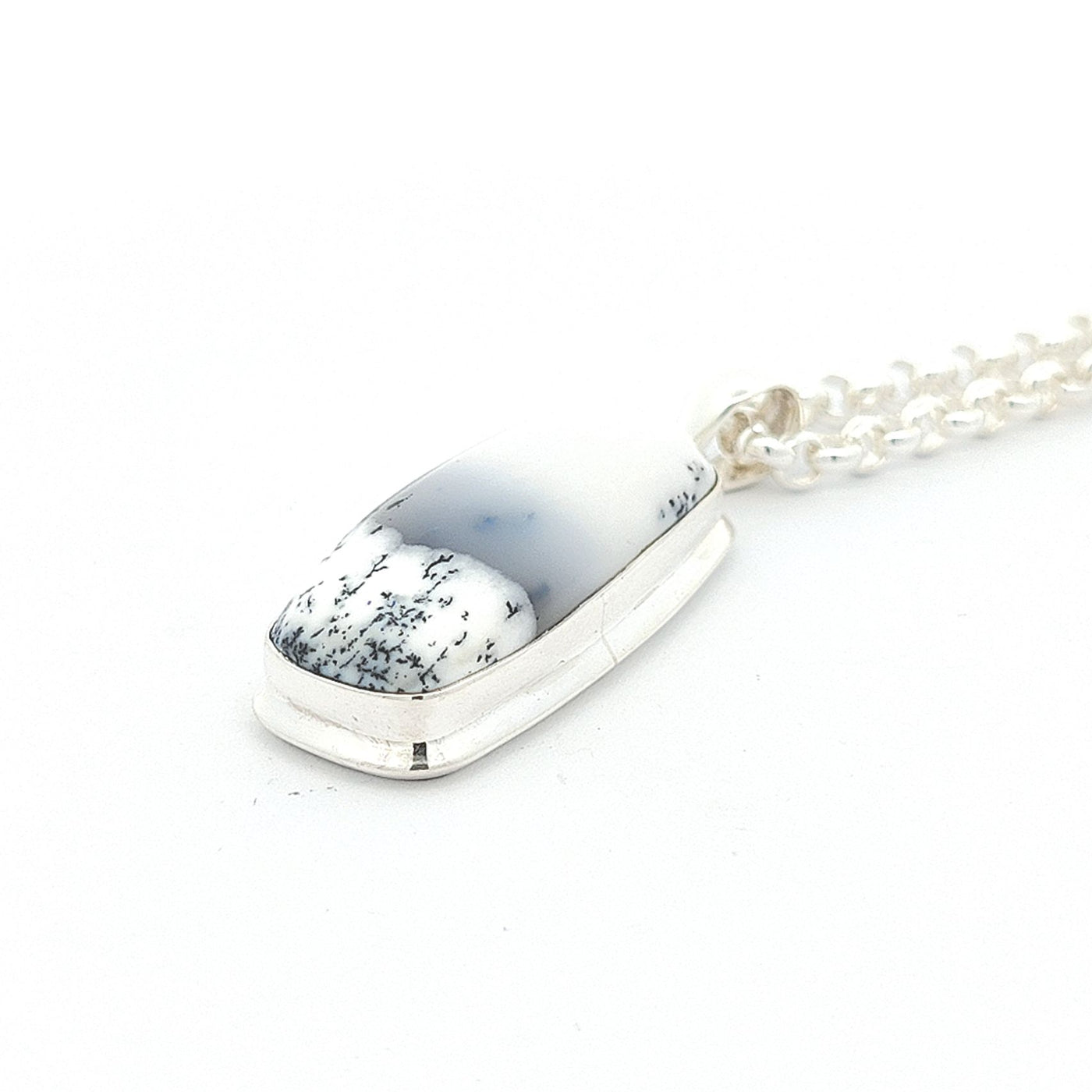 Dendritic Agate Pendant - Amy - boothandbooth