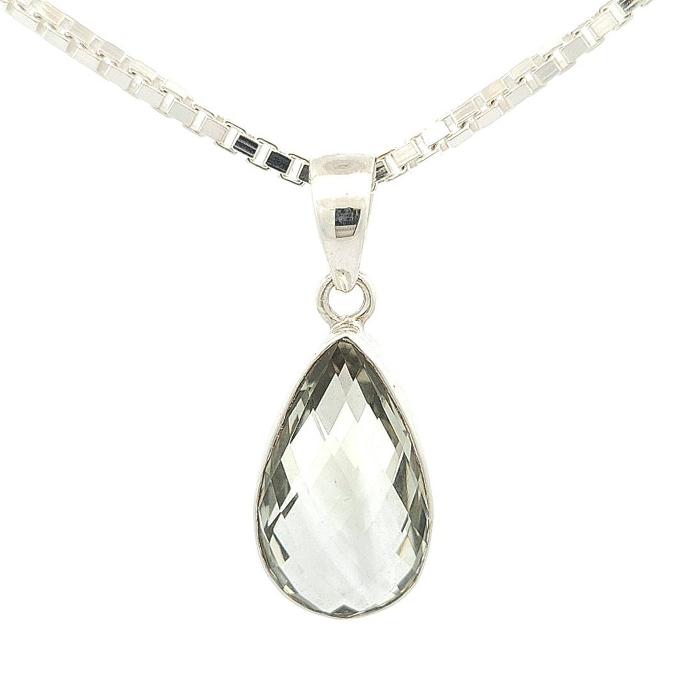 Green Amethyst Pendant - Lillian - boothandbooth