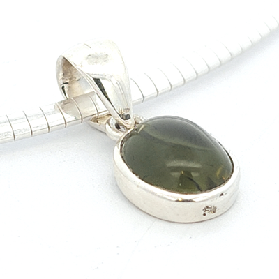 Green Tourmaline Pendant - Monique - boothandbooth