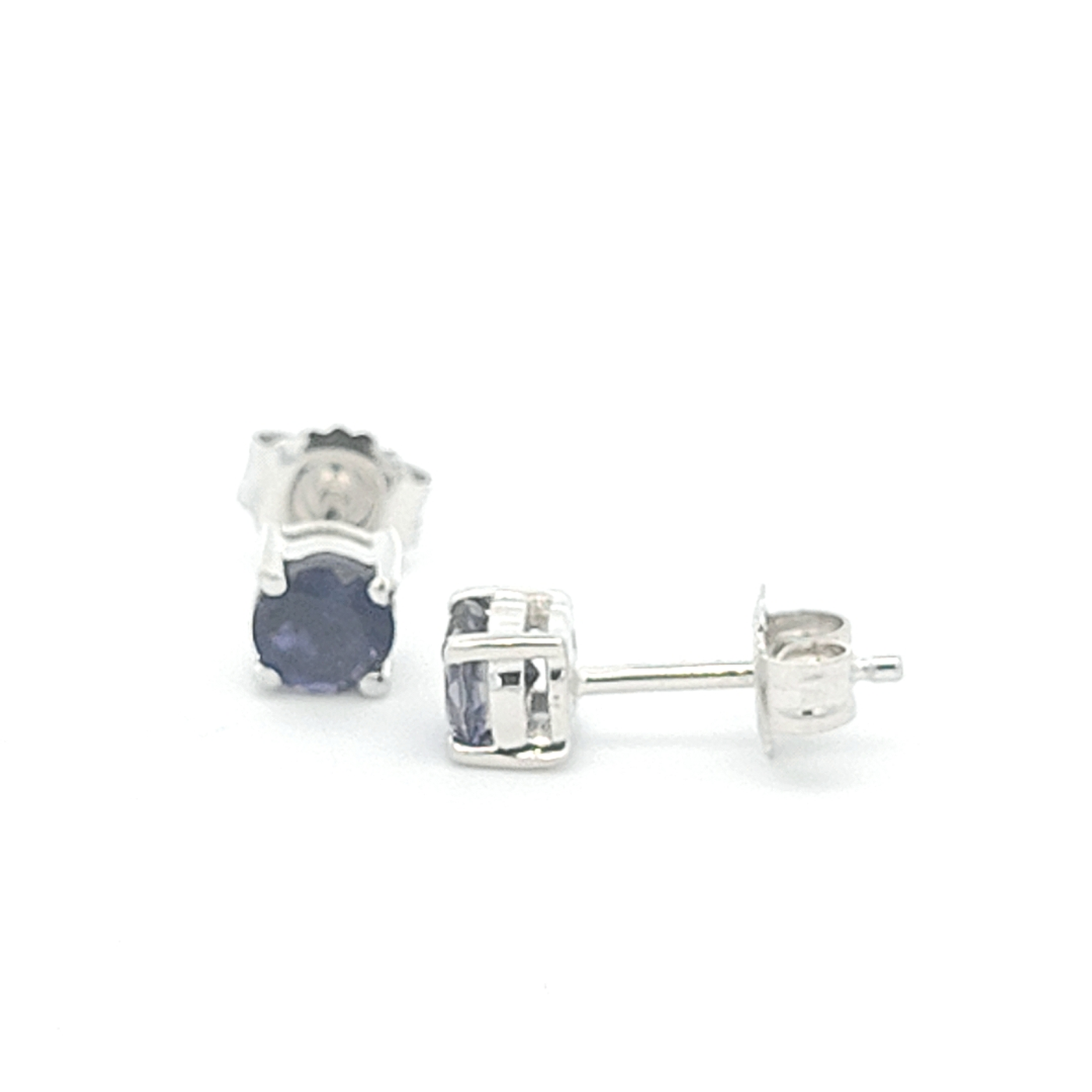 Iolite Stud Earrings - Sally - boothandbooth