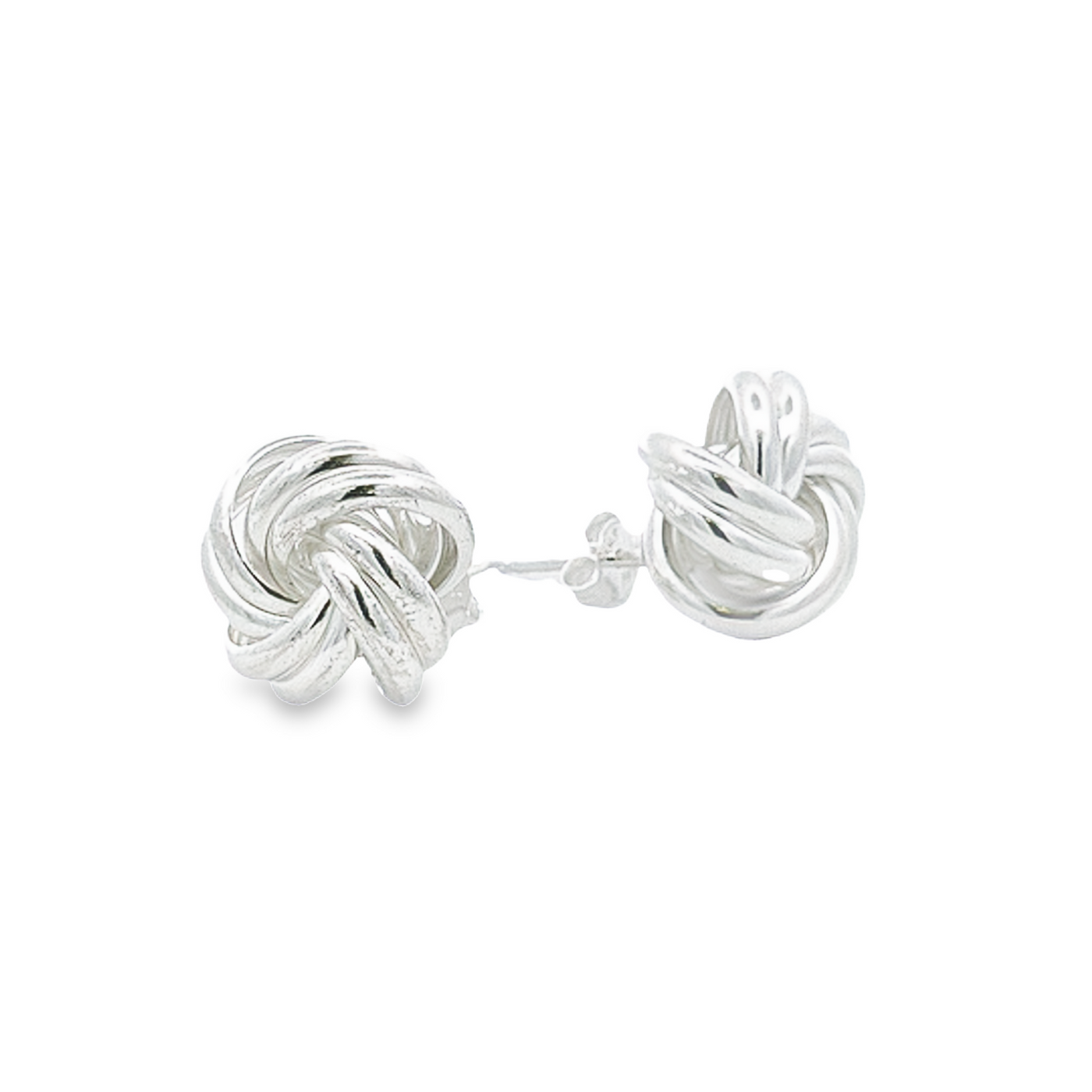 Sterling Silver Knot Studs - Dee - boothandbooth