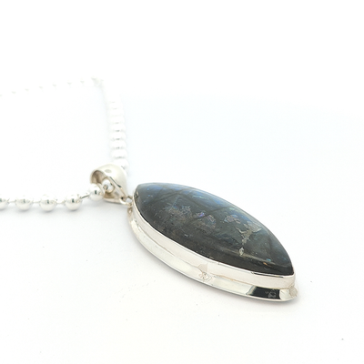 Large Labradorite Pendant - Iris - boothandbooth