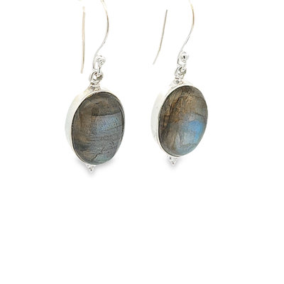 Labradorite Earrings - Simone - boothandbooth