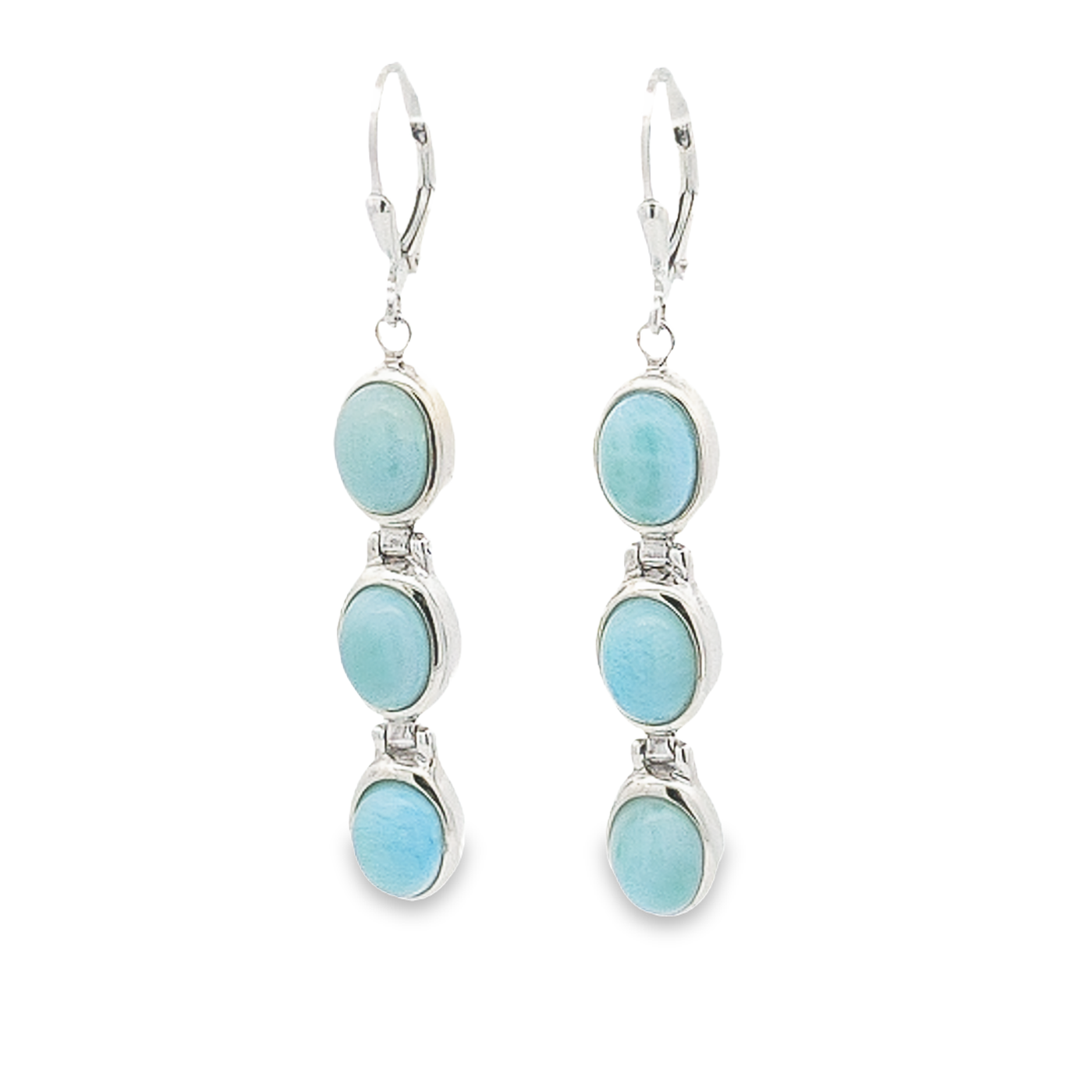 Larimar Earrings - Agatha - boothandbooth