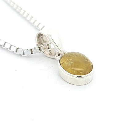 Lemon Tourmaline Pendant - Monique - boothandbooth