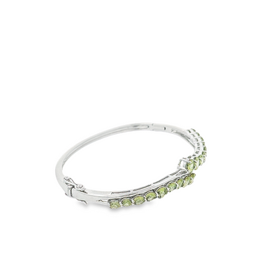 Peridot Bangle - Brie - boothandbooth