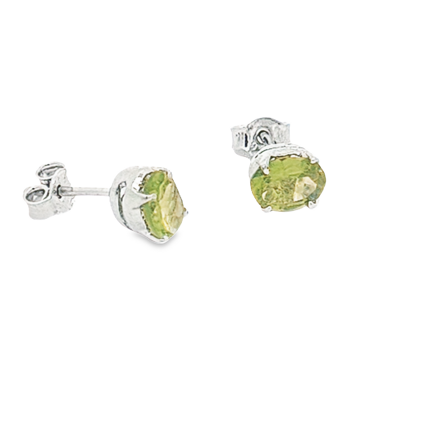 Peridot Stud Earrings - Mayla - boothandbooth